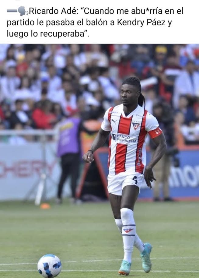 FUTERweb's tweet photo. Adé⚪️ 🇭🇹 sobre la #FinalLigaPro🇪🇨 https://t.co/XzCE4J7GM2