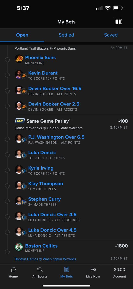 MrTailMyBets's tweet photo. NBA Parlay #NBA #GamblingX #GamblingTwitter 

Check out my bet on FanDuel Sportsbook! 
 https://t.co/A5oBxdjzcz https://t.co/008Zagv5sD