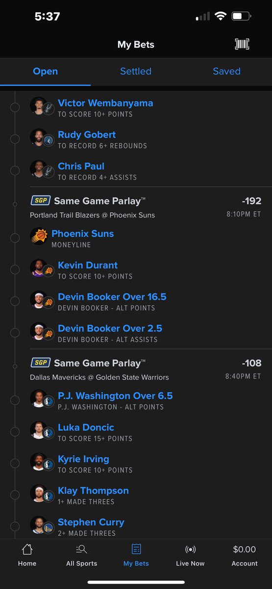 MrTailMyBets's tweet photo. NBA Parlay #NBA #GamblingX #GamblingTwitter 

Check out my bet on FanDuel Sportsbook! 
 https://t.co/A5oBxdjzcz https://t.co/008Zagv5sD