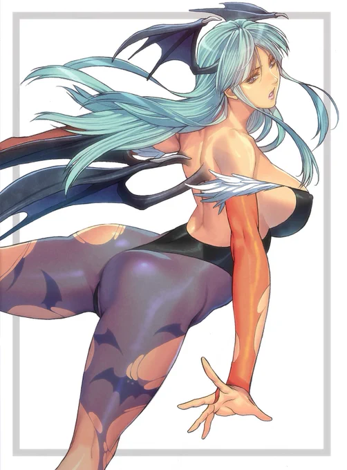 Fan art | Darkstalkers - Morrigan   