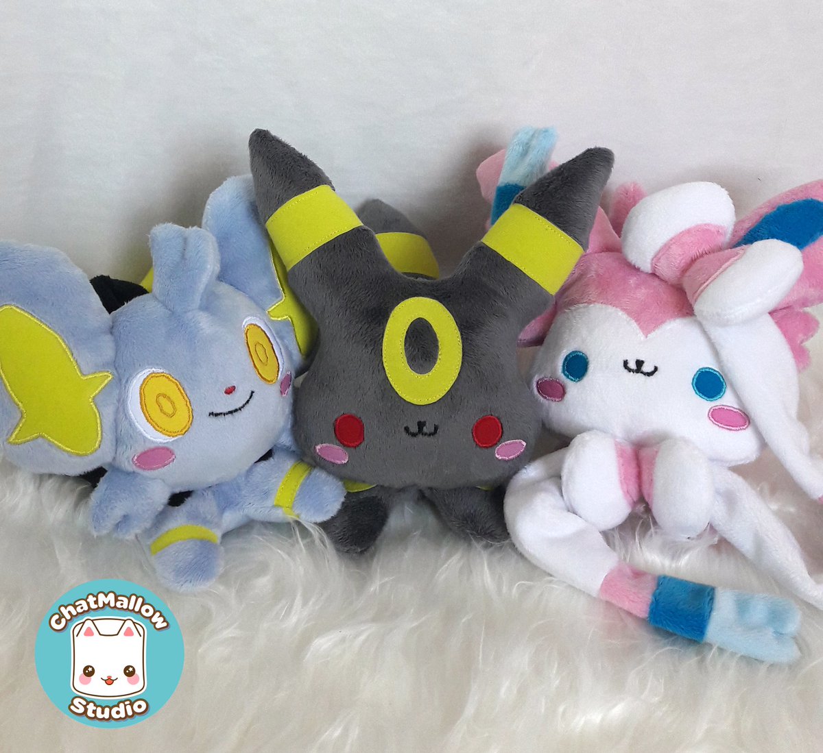 🌸Chatmallow Studio🌸 COMMS CLOSED🌸 (@jenysa971) on Twitter photo Some eeveelutions (and a shinx😉) beanies I’ve made back in 2018😊💖
It’s been ages since I’ve made this type of plushies! I should make some again!
Made with <a href="/teacuplion/">TeacupLion</a> pattern
#eevee #eeveelution #sylveon #leafeon #vaporeon #glaceon #umbreon #flareon #jolteon #espeon #pokemon Some eeveelutions (and a shinx😉) beanies I’ve made back in 2018😊💖
It’s been ages since I’ve made this type of plushies! I should make some again!
Made with <a href="/teacuplion/">TeacupLion</a> pattern
#eevee #eeveelution #sylveon #leafeon #vaporeon #glaceon #umbreon #flareon #jolteon #espeon #pokemon