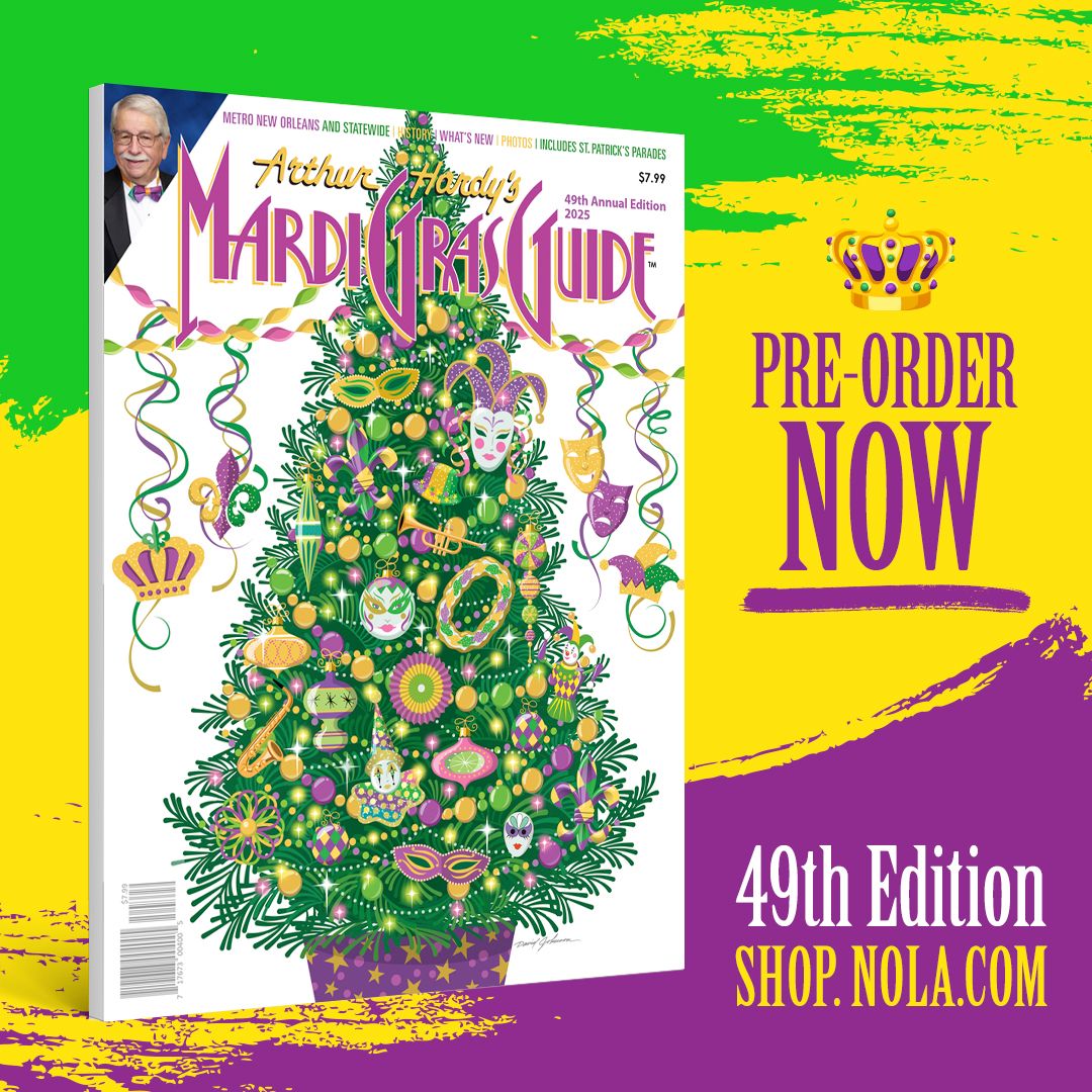 It’s never too early to get excited for Mardi Gras and nobody knows Carnival like Arthur Hardy. The Mardi Gras Guide is available for pre-order! Order yours today! bit.ly/41i37d2