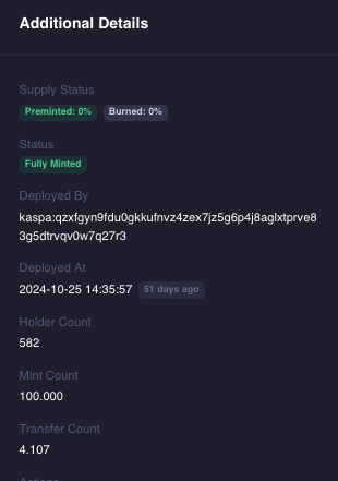 KasmoSupport's tweet photo. $KASMO is still and will ever be the first #KASMONAUT on $KAS ๐ฉโ๐๐งโ๐๐ฅ
#KRC20 with a few month old beeing we are proud to say we reached day 51 in $KASMO project beeing alife while also 582 holders are with us! ๐
Thanks for the trust #KASMONAUTS
Let's get back trending soon ๐ https://t.co/Xo9YEiInNf