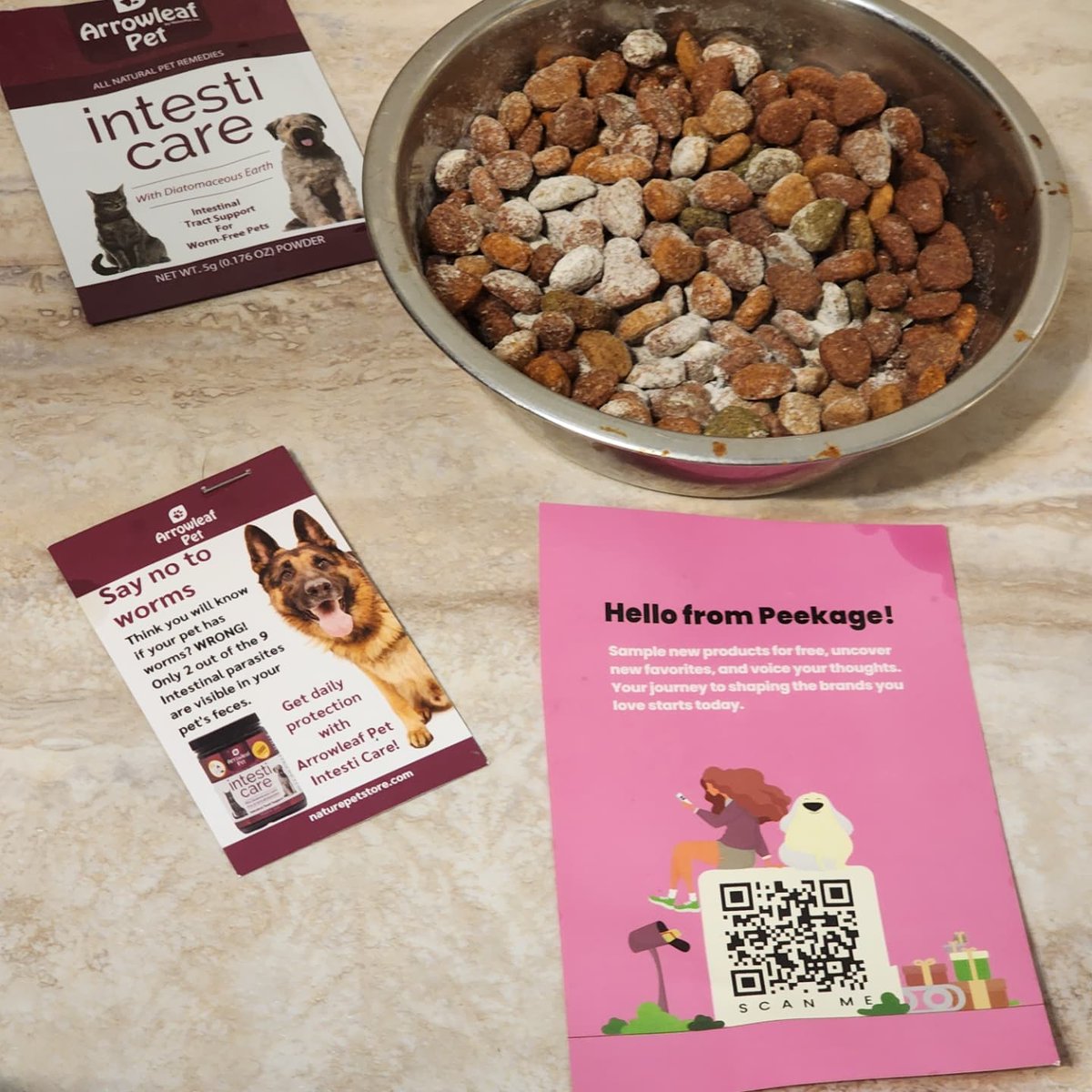 kristincp0's tweet image. I received a complimentary sample packet of Naturpet Arrowleaf Pet Intesticare All-Natural Pet Supplement from Peekage in return for my honest opinion. Blend of diatomaceous earth and herbs for gut health @PeekageApp @NaturPetHealth  #complimentary #GotItForFree #sample #PetsOfX