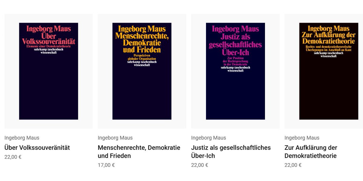 Ingeborg Maus 1937-2024