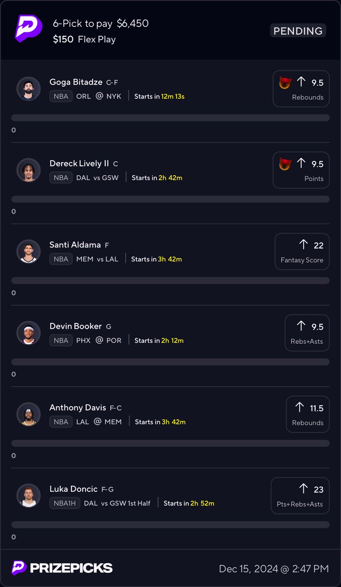 TheChefKayy's tweet photo. Twitter 6 Man Demon Slip 😈👨🏽‍🍳👀
42x Flex or 58x Power 🥂

If this hits 6/6 I’ll give out $100 to 3 people who likes and retweets this 🥂🤝🏽 Must be following @TheChefKayy to be entered 💯

Please read the notice below ⬇️

-you don’t have to tail 🤷🏽‍♂️
-only risk what you can afford to lose 
-if you LIKE the DEMONS you’ll LOVE the REGULAR lines
-swap out what you don’t like
-tail at your own risk 
-tail lightly 
-link is below

Link to tail ⬇️⬇️

https://t.co/7rLMJ9GTj7