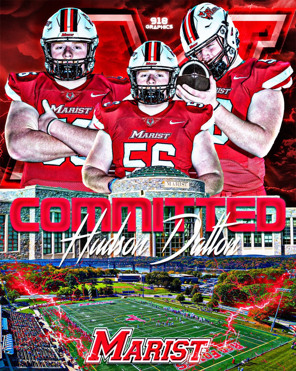 Hudson Dalton (@hudsondalton_) on Twitter photo All Glory to God!
I’m blessed to announce that I’ve committed to further my academic and athletic career <a href="/Marist_Fball/">Marist Football</a> I want to give thanks to everyone that has helped me along the way to achieve my goals!
1000% Committed🦊🔴⚪️
Let’s get to work‼️ All Glory to God!
I’m blessed to announce that I’ve committed to further my academic and athletic career <a href="/Marist_Fball/">Marist Football</a> I want to give thanks to everyone that has helped me along the way to achieve my goals!
1000% Committed🦊🔴⚪️
Let’s get to work‼️