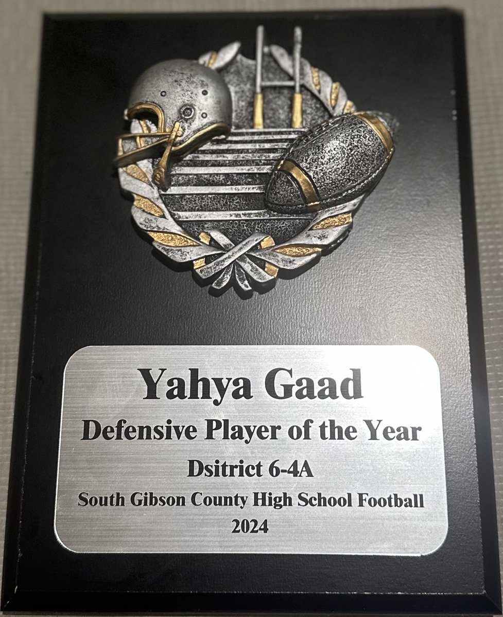 #AGTG I am so thankful for my team and my coaches for helping me strive to be the best. I am blessed to be named District 6-4A defensive player of the year !