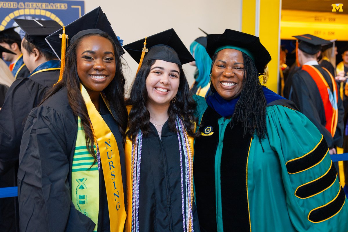 UMich's tweet photo. U-M’s 2024 Winter Commencement celebration is about to begin inside Crisler Center. Livestream: https://t.co/XqVzggT2nv #MGoGrad https://t.co/YryCux41w1