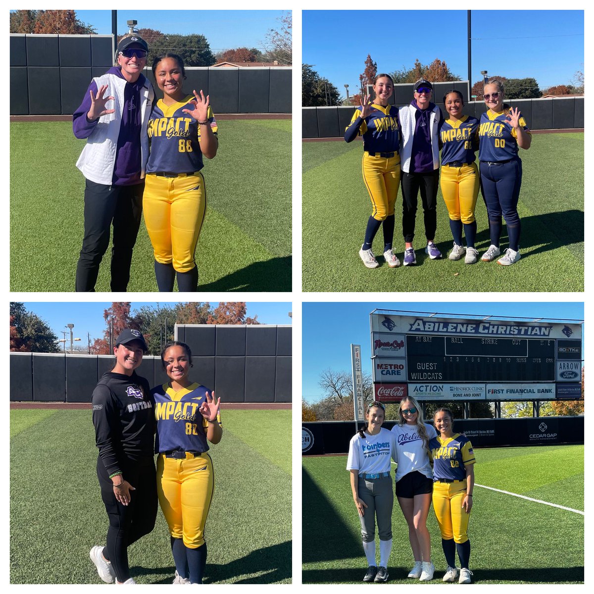 Thank you <a href="/ACU_Softball/">ACU Softball</a> for hosting this amazing camp and letting us see your beautiful facility !!💜🤍<a href="/coachkoons/">Jo Koons</a> <a href="/coachwagner_/">Lexi Wagner</a>
