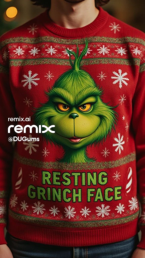 getremixai's tweet photo. the Daily Remix today is "holiday sweaters"
it's swedah weatha https://t.co/rFqi9boz41