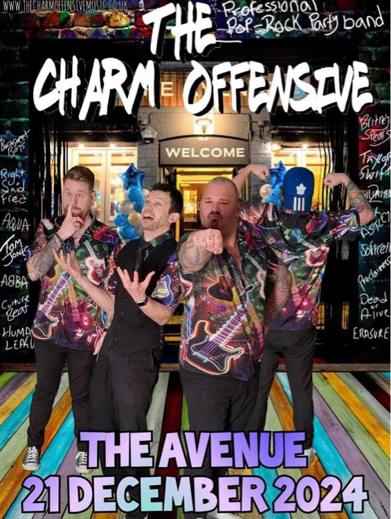 Squeezing in some partying right before the big day!

Come catch us at Tribal, Kingswood on Friday and <a href="/AvenueHull/">Avenue</a> on Saturday!

#livemusic #christmas #popclassics #rocktsist #popgoespunk #dance #silly