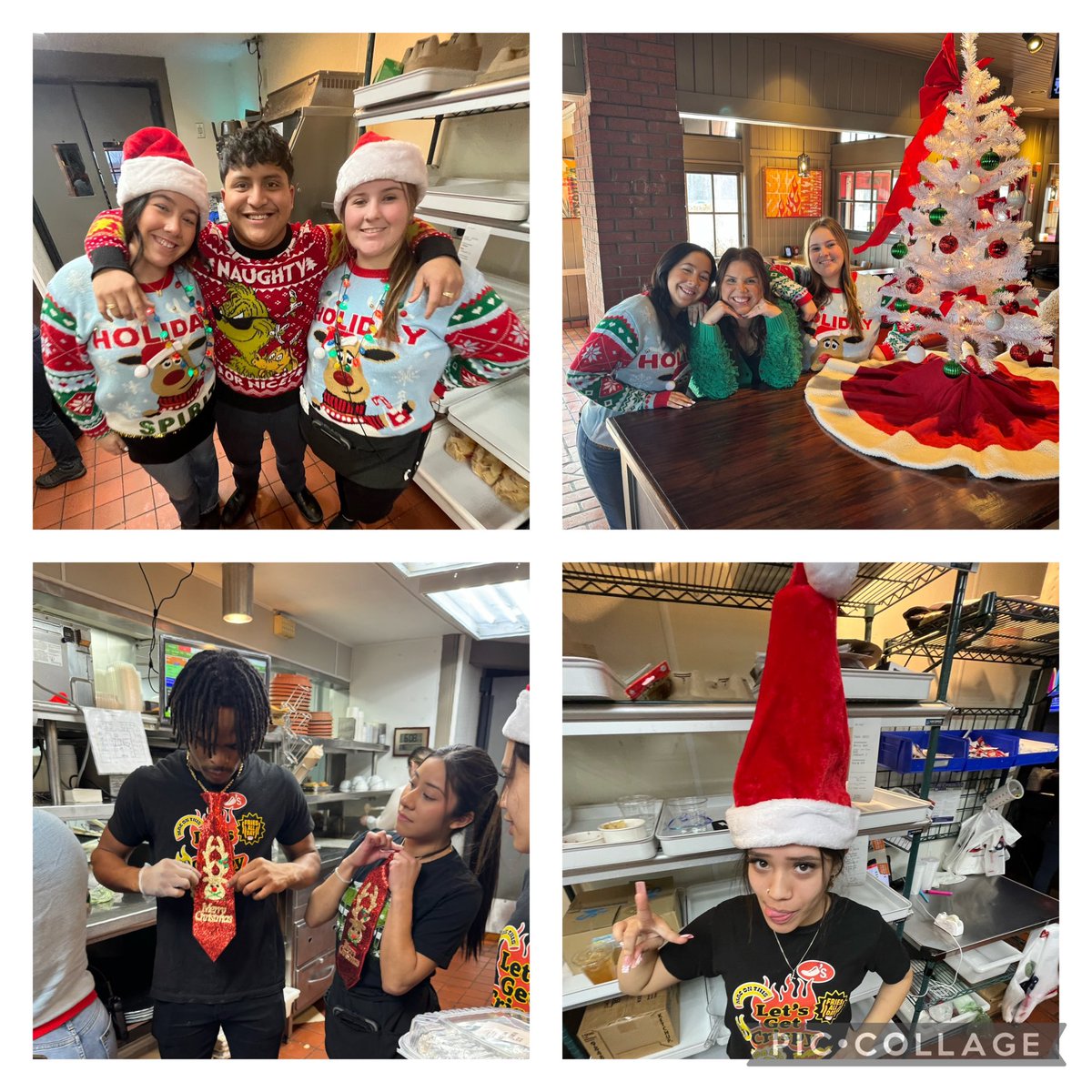 MarissaOcampo11's tweet photo. Team Hoffman made me so proud on Friday for Ugly Sweater day!!! We had so much fun bringing the holiday spirit to Chili’s. I think we took at least 100 pics, and laughed our booties off doing it! @GumpMike @NicholasBPaxton @LynAj4 @train3rgirl https://t.co/ok29tiVWG7