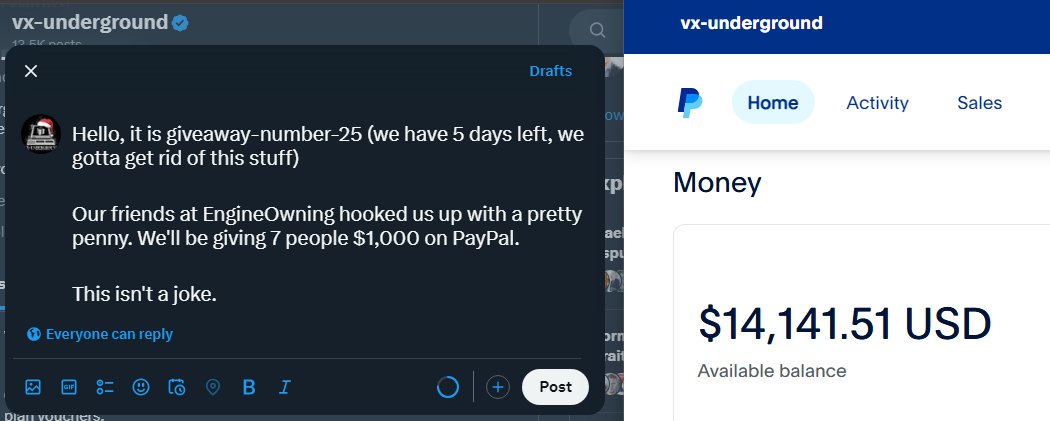 vx-underground tweet media