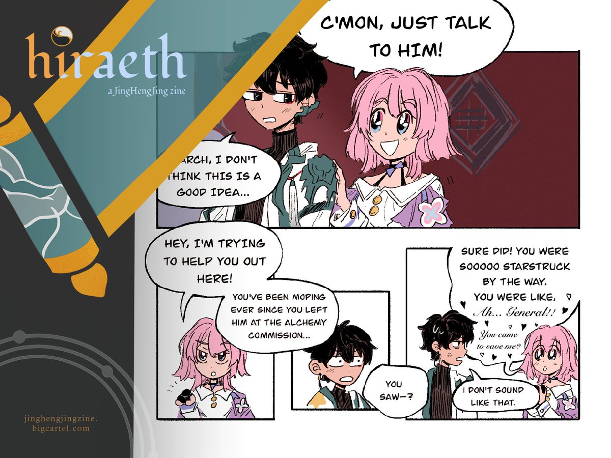 preview of the comic i drew for this zine! 🐉 still a few weeks left for preorders! 
