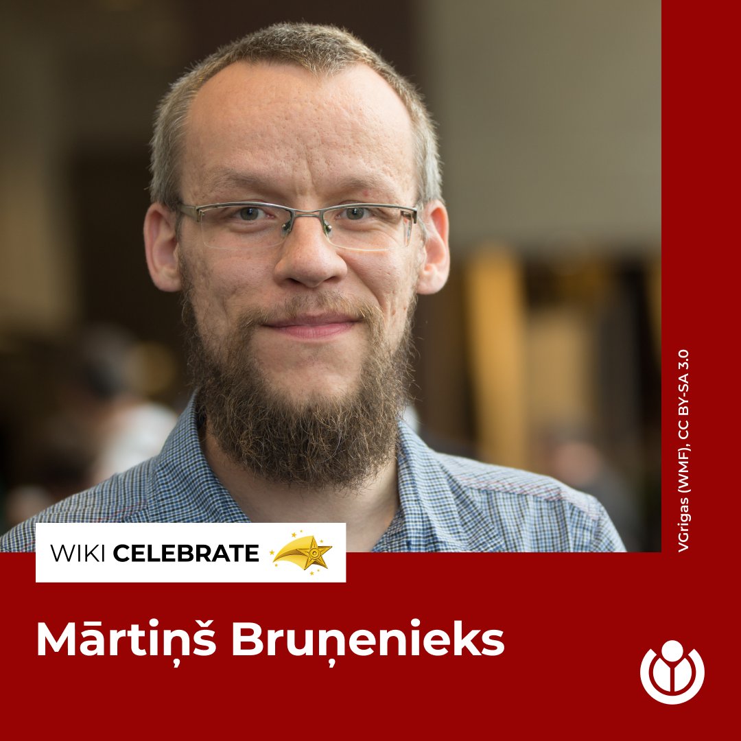 From closing tags to open knowledge! Over the last 20 years, Latvian Wikimedian Mārtiņš Bruņenieks has made 155,000+ contributions across Wikimedia projects.

His journey shows how collaboration and creativity power our movement ➡️ w.wiki/CEgo 

#WikiCelebrate