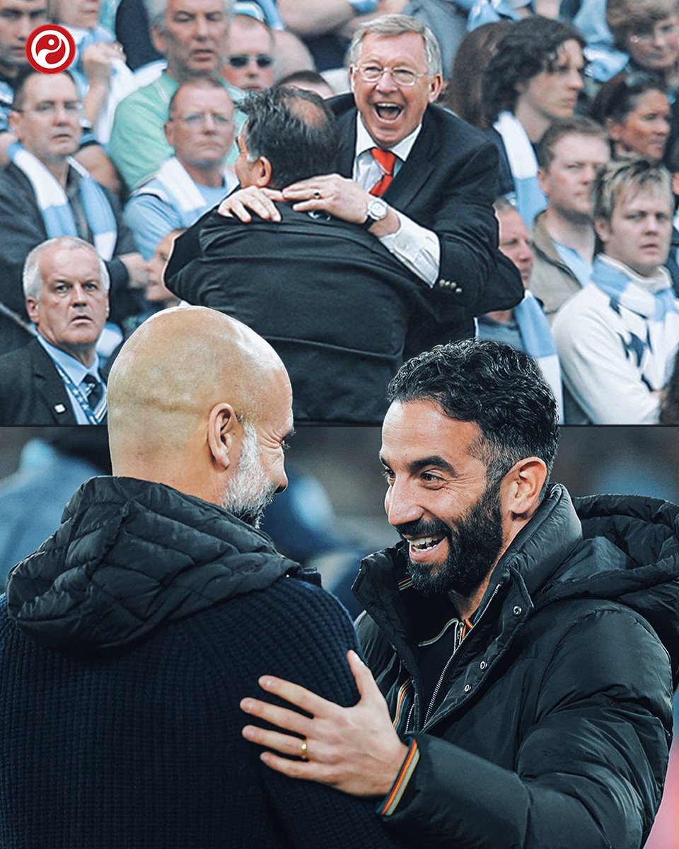 Squawka's tweet photo. Ruben Amorim becomes just the second Manchester United boss to win their first Premier League Manchester derby after Sir Alex Ferguson. 

What. A. Comeback. 😍 https://t.co/YN9ZrKZMUl