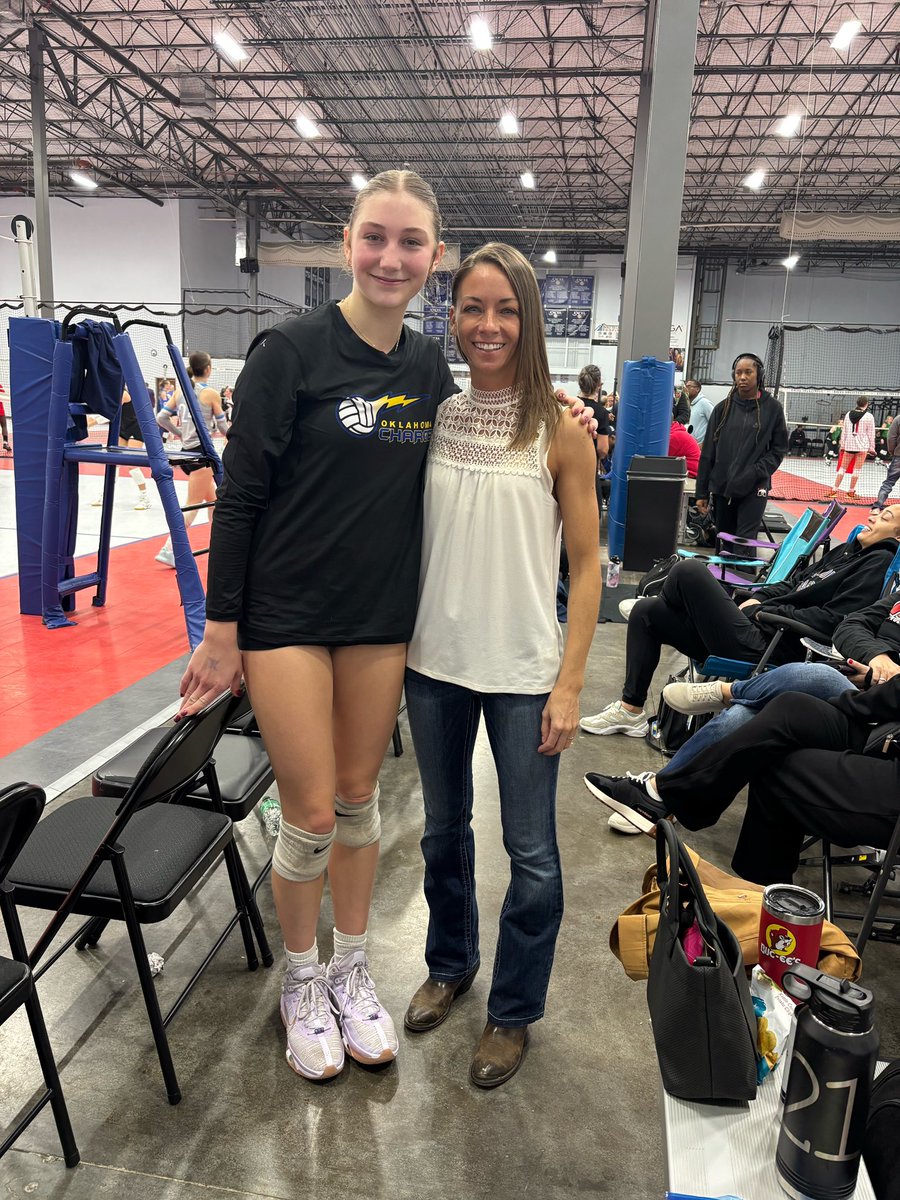 Got to see one of my 2027 <a href="/NCSA_Volleyball/">NCSA_Volleyball</a> clients in Dallas today!!