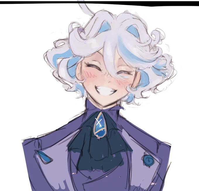 i fall in love with furina again and again every time i draw her 