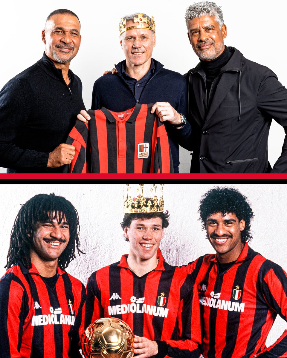 Three Dutch icons. One unforgettable legacy ♾️👑

#MilanGenoa #ACMilanWorthEveryMinute #SempreMilan