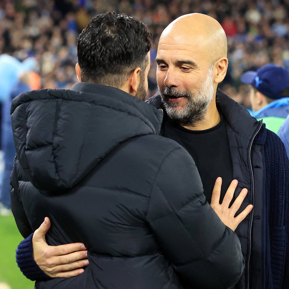 pubitysport's tweet photo. ▪️Ruben Amorim's Sporting 4-1 Guardiola's City
▪️Ruben Amorim's Man Utd 2-1 Guardiola's City

Ruben Amorim is the FIRST manager to beat Manchester City with two different teams in the same season 🤯📈 https://t.co/6gRySjBRPc