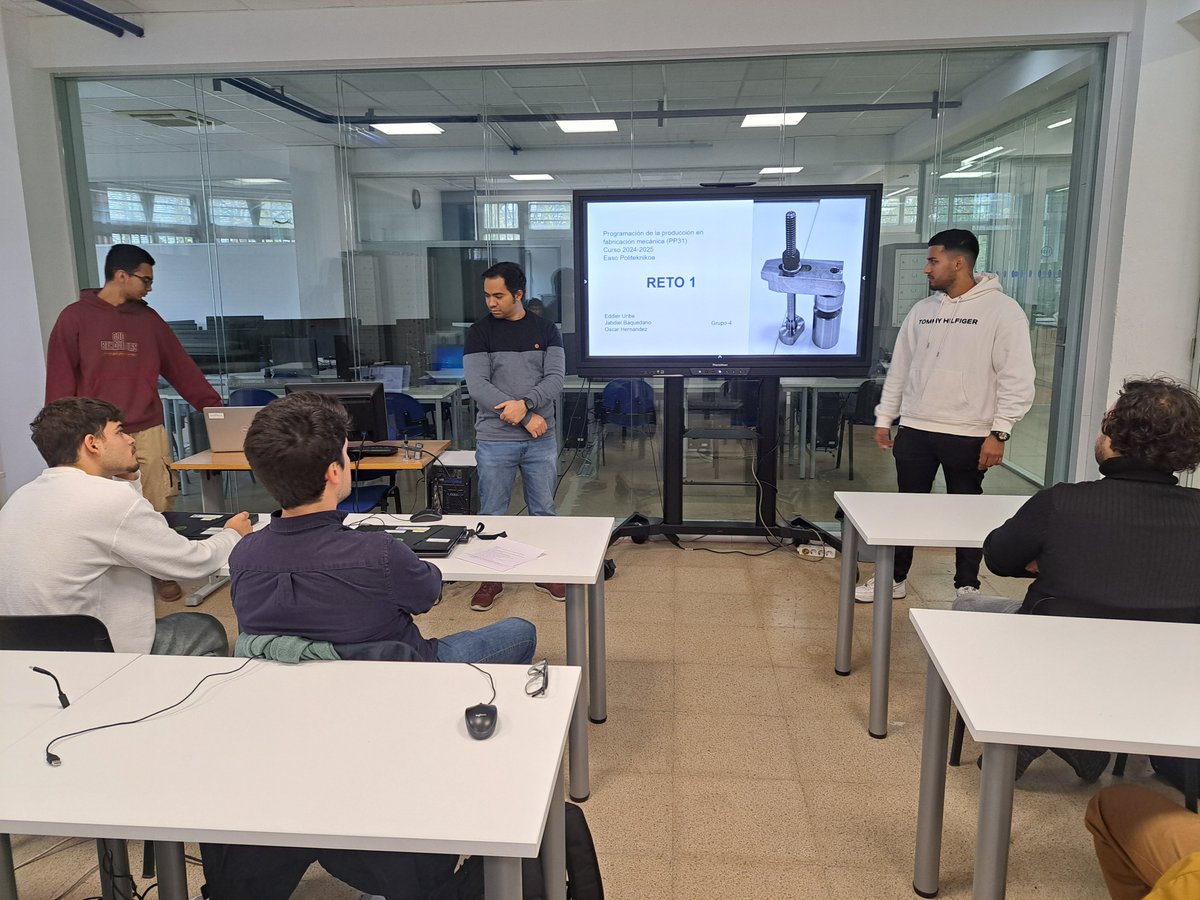 EASO Mekanika (@easomekanika) on Twitter photo Ieupppp !!!!
PP31eko ikasleak 1º Erronka “Eusteko Brida” aurkezten ….Animo Gaztiak !!!!
L@s alumn@s de PP31 en la presentación de su 1º Reto “Brida de Sujección “....Animo Champions !!!!!
#birziklatu#easomekanika #fpeuskadi #diseñomecanico <a href="/EASOPolitek/">easo politeknikoa</a>#mecanizado #mekanizazioa😍 Ieupppp !!!!
PP31eko ikasleak 1º Erronka “Eusteko Brida” aurkezten ….Animo Gaztiak !!!!
L@s alumn@s de PP31 en la presentación de su 1º Reto “Brida de Sujección “....Animo Champions !!!!!
#birziklatu#easomekanika #fpeuskadi #diseñomecanico <a href="/EASOPolitek/">easo politeknikoa</a>#mecanizado #mekanizazioa😍