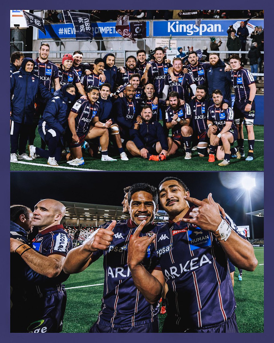 yorammoefana's tweet photo. ℍ𝕦𝕘𝕖 𝕒𝕨𝕒𝕪 𝕨𝕚𝕟 🍇
Merci aux supporters bordelais présents à Ulster 👏🏽 https://t.co/5wtw1rRN3e