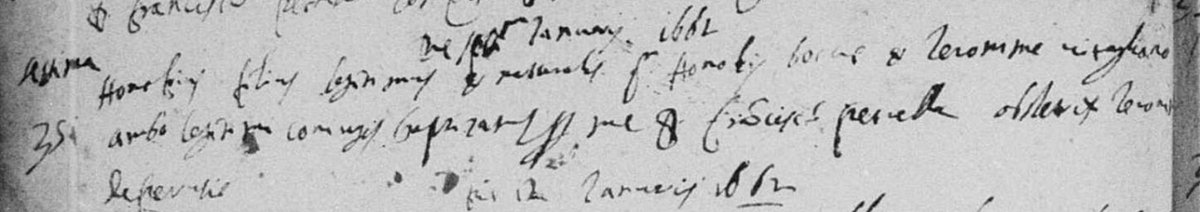 realTimothyLos's tweet photo. Baptism of Onofrio Boggia, here it is written Boccia for a question of pronunciation as it happened in 1700. The name of the father while the mother was called Geronima Vitagliano #Acerra 2 January 1662 https://t.co/8C3KxcHsUD