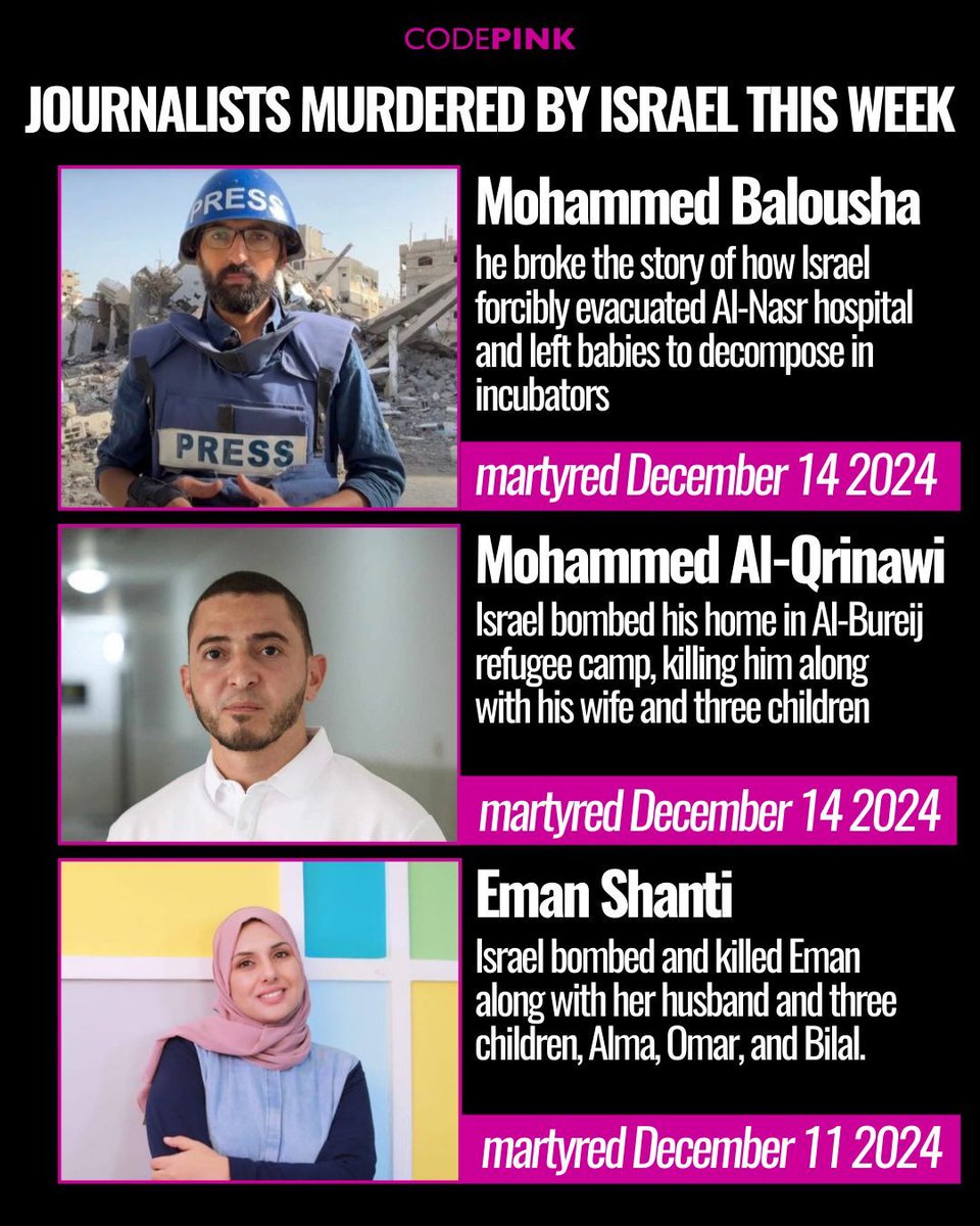 CODEPINK tweet media