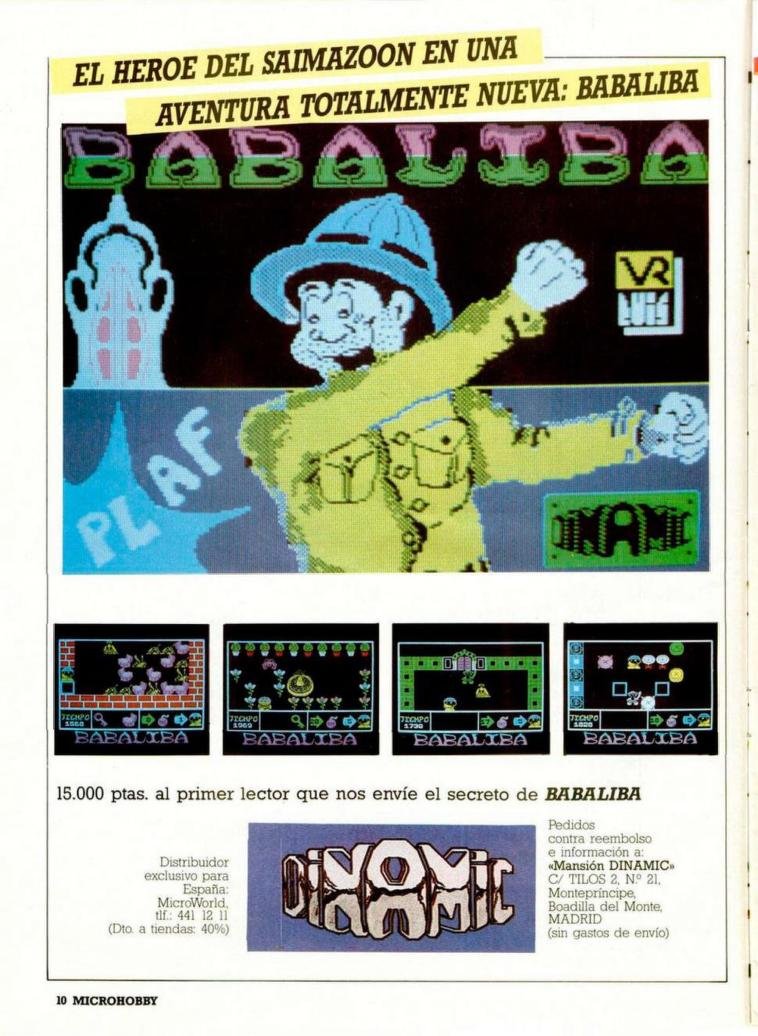 tecnostalgia's tweet image. #hace40años 

El héroe de Saimazoon en una aventura totalmente nueva: Babaliba

#DinamicSoftware #Spectrum