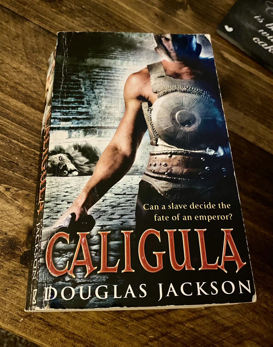 KatesfWriter's tweet photo. “The boy crept stealthily through the low bushes, eyes darting right and left for any sign of the enemy.”
Caligula, by Douglas Jackson, 2008.
Simple, effective, action begins this brilliant novel. A favourite #HistFic story. 
#OpeningSentence #WritingCommunity https://t.co/IBaLObdPnY