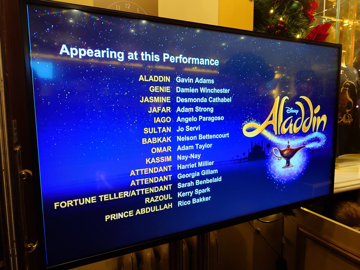 AladdinBDWYBlog's tweet photo. Ready for @AladdinOnStage tour!!
#AladdinTour #Aladdin #MusicalTheatre #Liverpool https://t.co/uAqpXaCUBg