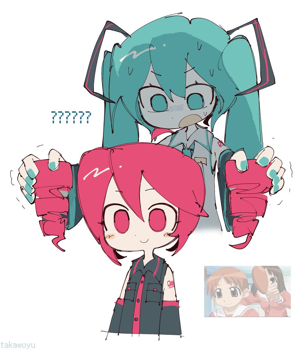 takawoyu's tweet photo. #初音ミク #重音テト https://t.co/S8tc6XCrxa