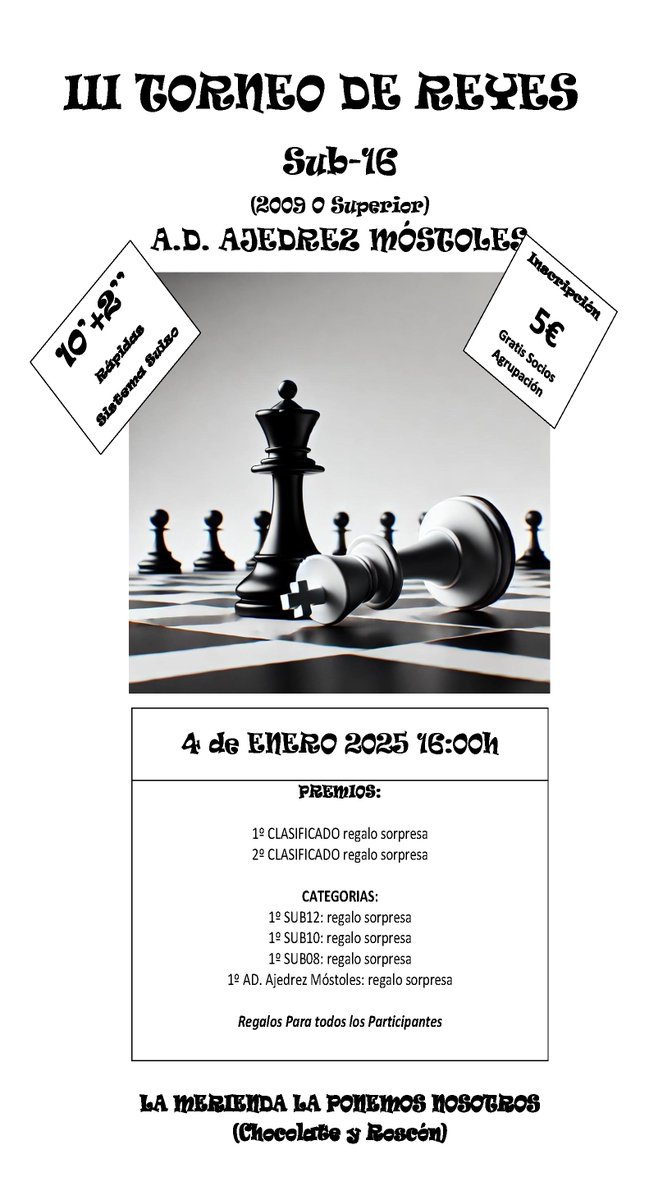 Ajedrez Móstoles tweet media