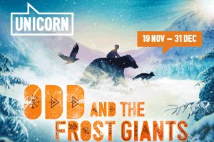 Had a wonderful time at a #BSL #interpreted #relaxed performance of Odd and the Frost Giants at the #unicorntheatre.
The show also integrated #creative #captions into the set throughout the show which made it #accessible and #inclusive for all! 
#Deaf #accessibility #Christmas