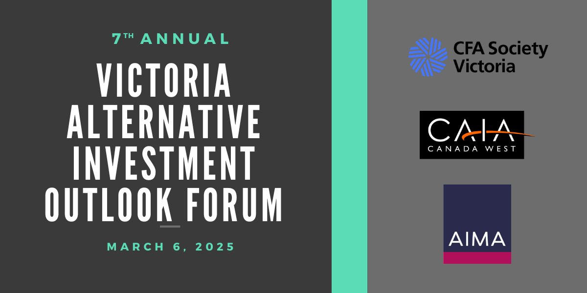 Please save the date for The 7th Annual Victoria Alternative Investment Outlook Forum.