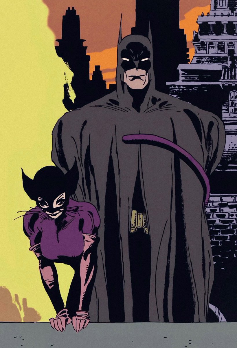 TheBatHome's tweet photo. batman &amp; catwoman by tim sale https://t.co/GtZeeCOHj0
