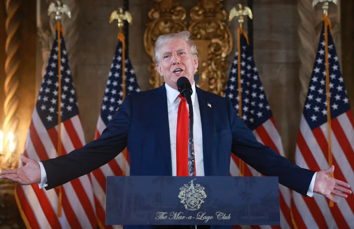 ElonTrades's tweet image. Trump confirms plans for a Strategic Bitcoin Reserve

"Yes, I think so," Trump said in response to a question about whether the U.S. will create a bitcoin strategic reserve similar to its oil reserve.

Send it to $150k+