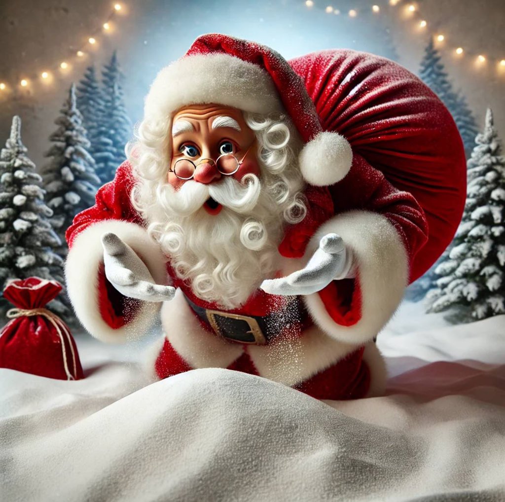 Santa is holding his $SNOW bags are you ?