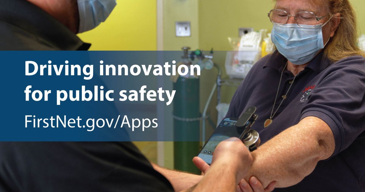 FirstNetGov's tweet image. First responders need apps optimized for their tough jobs. That’s why #FirstNet provides vetted and tested apps designed for public safety. 

Learn more at FirstNet.gov/apps.