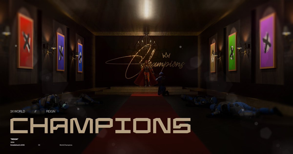 History was made. Thrice in a row WORLD CHAMPIONS🏆

#CriticalOps ##COPSESPORTS