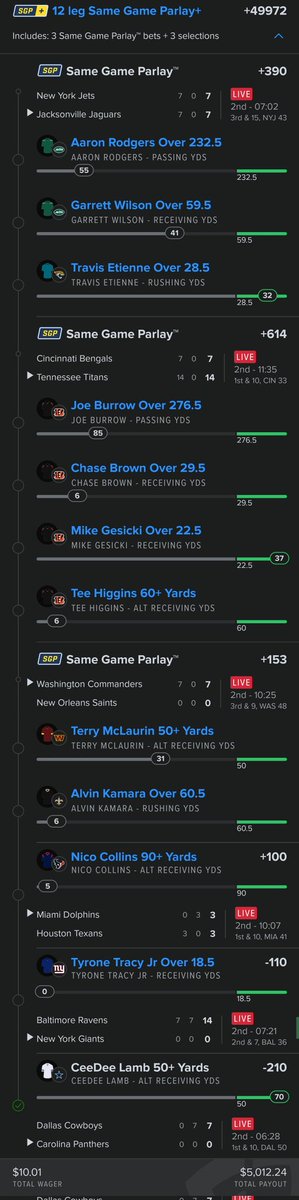 Ladi_Mayhem's tweet photo. Let's walk this ticket down one leg at a time
3 out of 12 done
Gesicki β
οΈ
Lamb β
οΈ
Etienne β
οΈ
#NFLβ―β―β― #NflPredictions #NflBets #NflProps #NflParlays #NflATS #GamblingTwitter #SportsBetting #NflToday #NflPicksOfTheDay #NflPicks2024 #DailyNBAPicks #nflWinningPicks #ParlayLife #BetSmart #BettingTips #BasketballBetting #NflDegen #nflpHandicapper