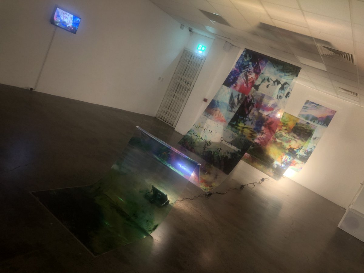JamesPeaple's tweet photo. A massive thank you to everyone who came to support the opening of ‘Look What You Did’ yesterday!
It’s been a pleasure to spend the last 5 years with such wonderful and supportive group of people. @ArtSwansea @UWTSD https://t.co/o6kY4QZBly