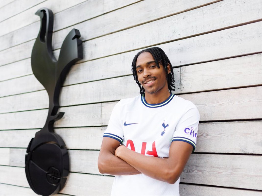InvertTheWing's tweet photo. They told you that you would never get a start for Tottenham.

They told you that you would be sold in the summer.

884 days after signing, Djed Spence makes his first ever start for Tottenham Hotspur.

The result of hard work and perseverance. Show what you are made of. https://t.co/LJLvnDXkcF