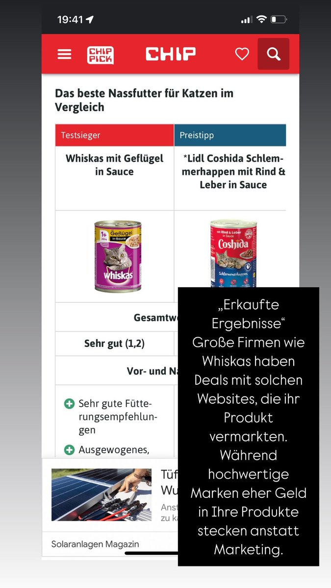 diesdaskaro's tweet photo. Wird bei Stiftung Warentest gelogen?!🤥 
Ich bin auf etwas gestoßen und habe mal nachgehakt https://t.co/vGoIq2p5zC