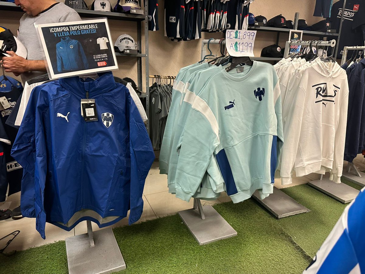 AguanteRayado's tweet image. ‼️Es la HORA: corre a OFERTEN ya🔥‼️

CORRE a oferten.com.mx a sus tiendas físicas jackets para HOY y todo el FIN de semana #Rayado 🏟️ chamarras, suéteres y hoodies ✅

🔥Tienen de TODO RAZA, más de 200 productos del Monterrey y ES REAL: TODO ESTÁ EN REBAJA🔥

Abren a