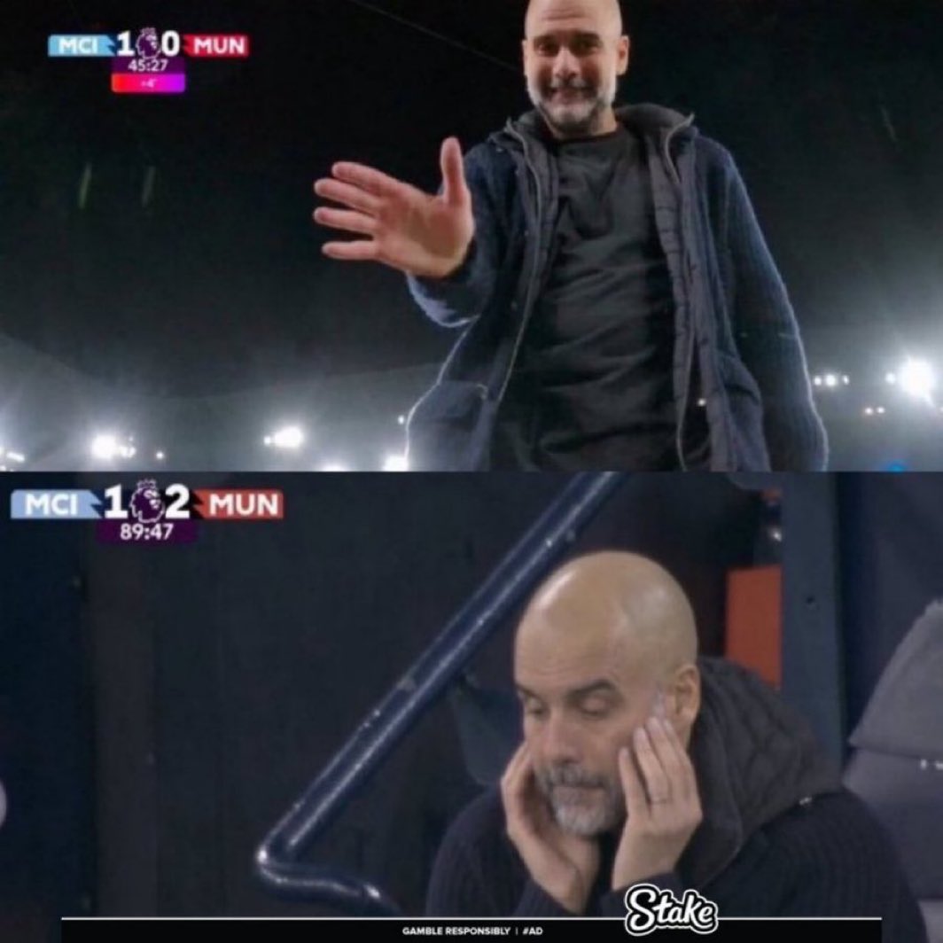 Pep Guardiola's downfall! A selection of him losing his mind, you're pure evil if you enjoy this! 🤯 

A thread 🧵
