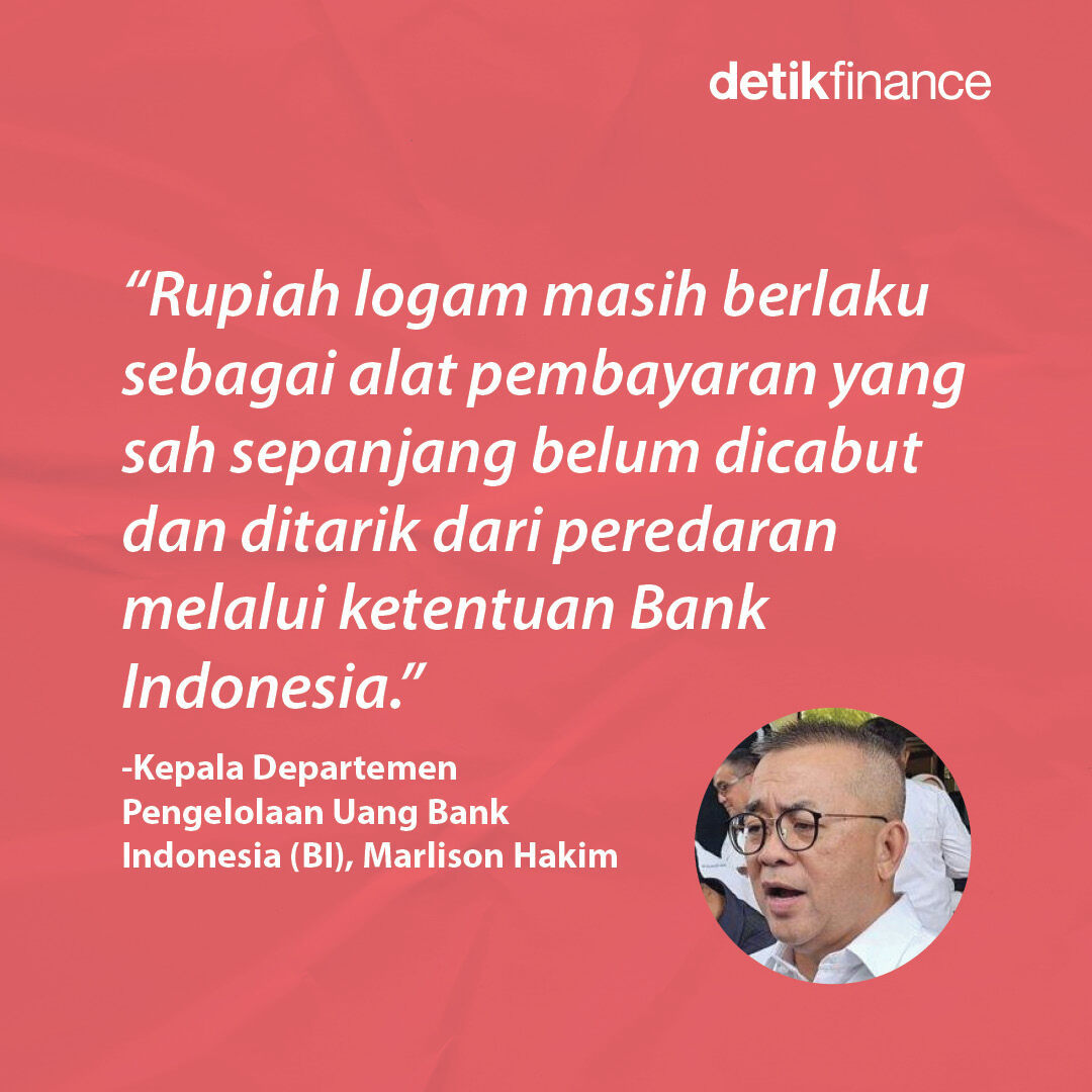 detikfinance's tweet photo. Baru-baru ini lagi viral video di X soal penolakan penukarkan uang logam di Bank Indonesia (BI) 🪙. Narator video viral itu mengungkapkan kalau ia membawa uang logam sebanyak 8 kg untuk ditukarkan. 💰
>> https://t.co/J6NGjX5Kt5
#UangKoin #BI #Logam https://t.co/FQns6Fyi0M