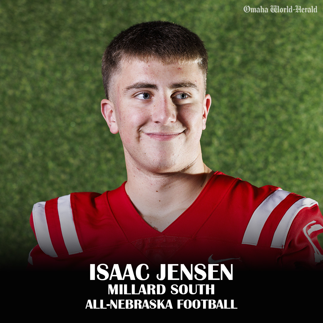 Nebraska Prep Zone (@neprepzone) on Twitter photo Congrats to <a href="/MSouthFootball/">Millard South Football</a>'s <a href="/Isaacjensen_11/">Isaac Jensen</a> for being selected to the 2024 All-Nebraska football team!
#nebpreps
Meet the team: omaha.com/sports/high-sc… Congrats to <a href="/MSouthFootball/">Millard South Football</a>'s <a href="/Isaacjensen_11/">Isaac Jensen</a> for being selected to the 2024 All-Nebraska football team!
#nebpreps
Meet the team: omaha.com/sports/high-sc…