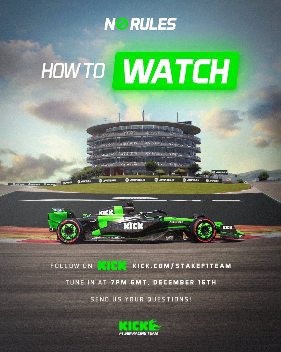 🚨HAPPENING TOMORROW🚨

It's nearly time for LIGHTS OUT on our 'No Rules' stream. Got a question for Thomas or Brendon? Drop them below... 👀💚